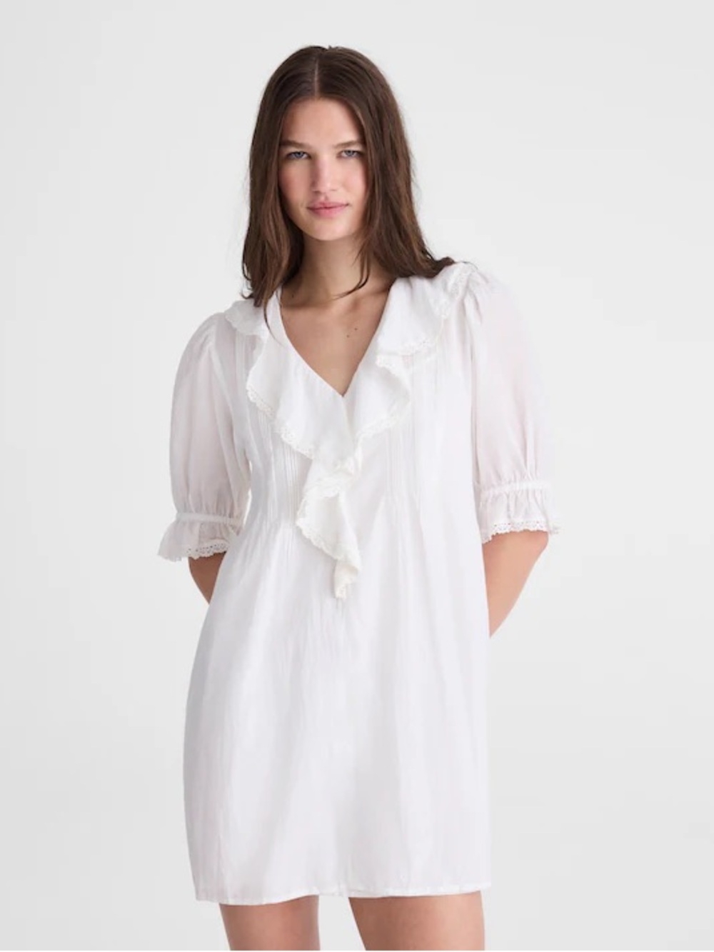 ‼️NEW Madewell The Blaire White Mini Dress
